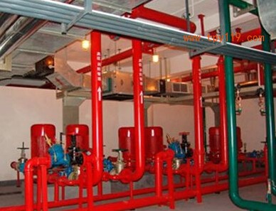 主動噴水滅火體系